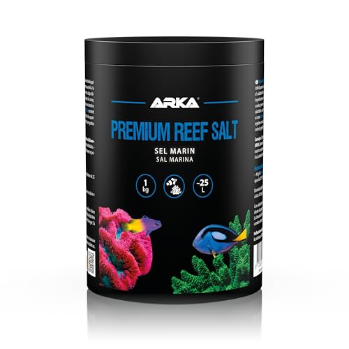 Sal Marina para Acuario Marino – ARKA Premium Reef Salt 1 kg – Sal sintética para corales LPS y SPS – Crecimiento, Color y Estabilidad – sin fosfatos – disolución rápida – Calidad Profesional