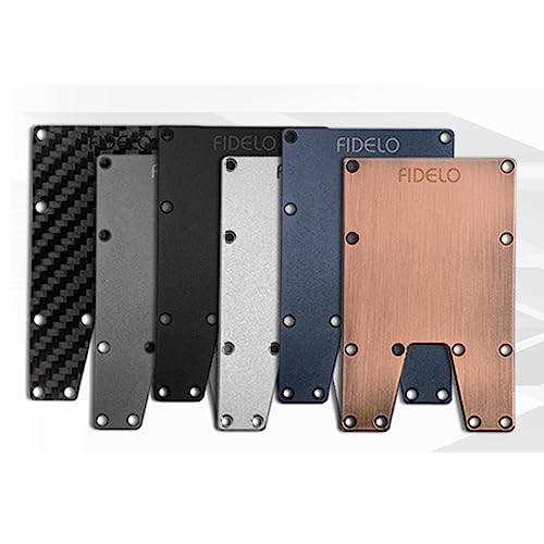 Image of FIDELO ECLIPSE Minimalist Wallet Faceplates - Slim Wallet Credit Card Holder NOT INCLUDED