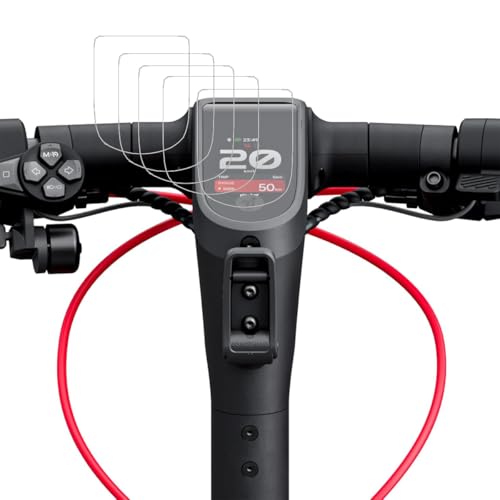 Tznzxm For Segway MAX G3 Electric Scooter Screen Protector New HD Clear Anti-Scratch Bubble Anti-Fingerprint Free PET Film Compatible with Segway Ninebot MAX G3 [5 Pack]