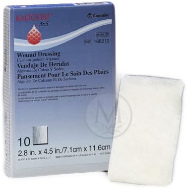 Convatec Kaltostat Alginate Dressing (3""x4 3/4"") (by the Each)