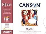 CANSON Palette, zweiseitig geleimt, 24 x 32 cm, 40 Blatt, 95 g/m²