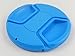 vhbw Universal Objektivdeckel 77 mm für Kamera, DSLR - Kunststoff, Blau, mit Innengriff
