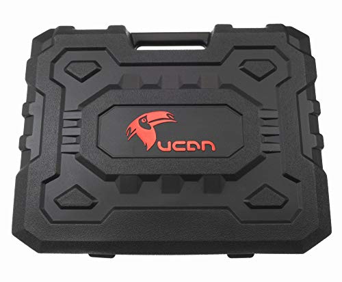 Rexxer | Tucan Bohrhammer SDS-Max | Bohrmaschine Set 1600 W | Abbruchhammer 10 Joule | 6 Variable Geschwindigkeit | 3530 BPM | Bohr-Ø Beton max: 40 mm | 2 m Kabel | inkl. Koffer, SDS Bohrer & Zubehör – Bild 8