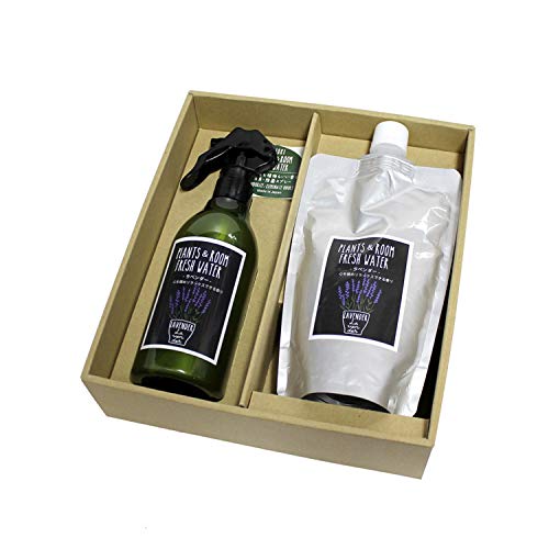 SPICE OF LIFE(スパイス) ヒノキ 天然 消臭 除菌 スプレー & 詰替 リフィル 2点セット ラベンダー 300ml+250ml 木曽檜 蒸留水 天然精油 日本製 YKLG5120B-SET