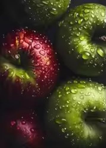 Art mural de fruits pour décoration de salle à manger