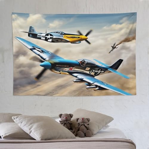 Tapisserie combattant PAZZK habiller un grand mur vide salon et chambre 150x230cm