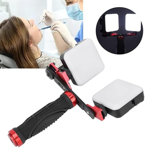 Luz de fotografía dental, luz LED profesional de relleno para cámara oral, video fotográfico en odontología