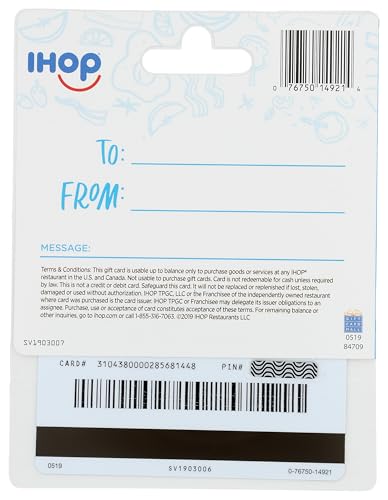 Image of IHOP Physical Gift Card