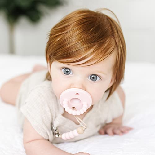 Image of Ryan & Rose Cutie PAT Pacifier Teether (Stage 1, Pink)