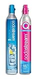 SodaStream Quick Connect Reservezylinder, Kohlensäure für bis zu 60L gesprudeltes Wasser, Pink