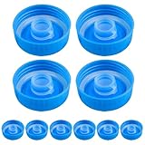 FRCOLOR Tapas de Plástico PC para Cubos de Agua 10 Unidades Sello de Goma, Tapa Antiderrames para Jarra y Botella Reutilizable, Compatible para Uso Industrial y Doméstico