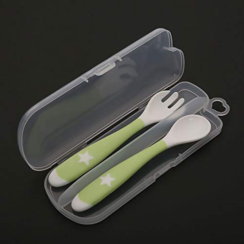 Hemoton 5 Unidades de Armazenamento de Colher de Bebê Caixa de Plástico para Colher Dupla Caixa de S