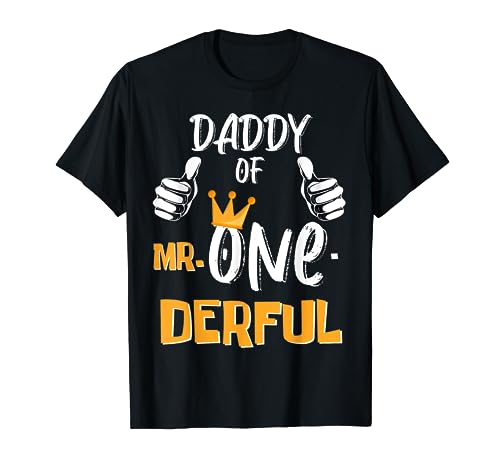 Papá de Mr Onederful, primer cumpleaños, primer cumpleaños, Sr. One-Derful Camiseta