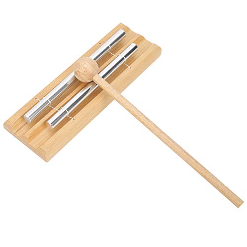 MOUMOUTEN 2 Fonemas De Vento, Campainha Com Fio De Madeira, Instrumento De Ritmo, Ferramentas Infant