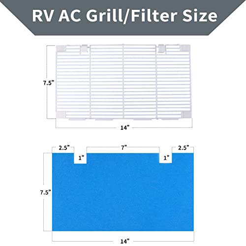 ESUDNT RV Air Conditioner Covers Grill Compatible with Dometic 3104928.