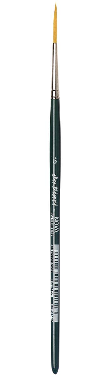 Da Vinci 1270 Series Lettering Brush, Synthetic Fiber, Green, 19.6 x 0.2 x 30 cm, 19.6 x 0.205 x 30 cm