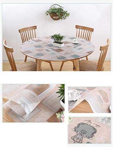 Nappe en PVC de verre souple protecteur cristal haut de gamme