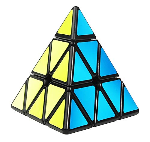 INTEGEAR Pyramid Triangle Puzzle Speed Cube Toy for Kids and Adults
