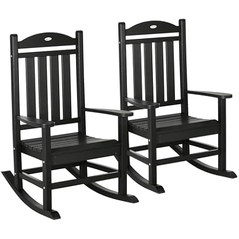 Outsunny HDPE Outdoor Rocking Chairs Cover