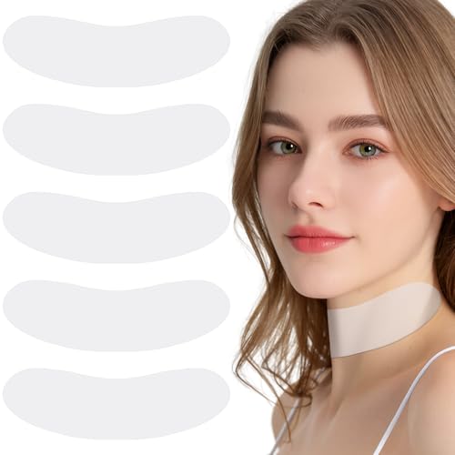 Floverkity Gifts for Women, 5 PCS Silicone Neck Patches, Reusable Anti-Aging Pads for Smoother,...