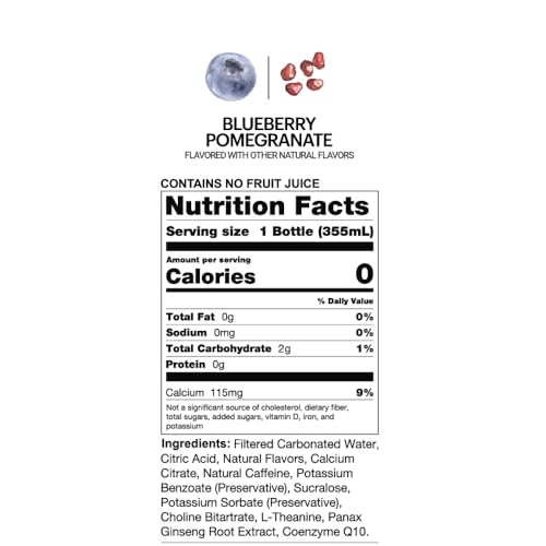 Uptime Blueberry Pomegranate - Zero Sugar (12 Pack), Premium Energy Drink thumb #6