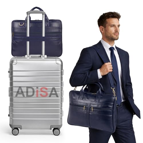 Image of ADISA Laptop Messenger Office Bag Briefcase for Work for Men