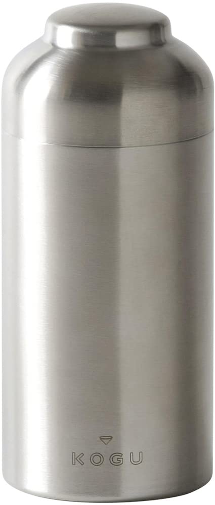 Kogu Coffee Utensils Storage Container Coffee Canister Large [Made in Japan] Dishwasher Safe with Inner Lid Good Sealing Light Blocking Preserves Freshness Coffee Beans 200g 720ml Stainless Steel