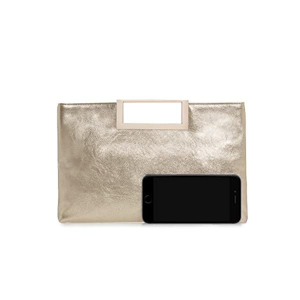 CHARMING TAILOR Fashion PU Leather Handbag Stylish Women Convertible Clutch Purse