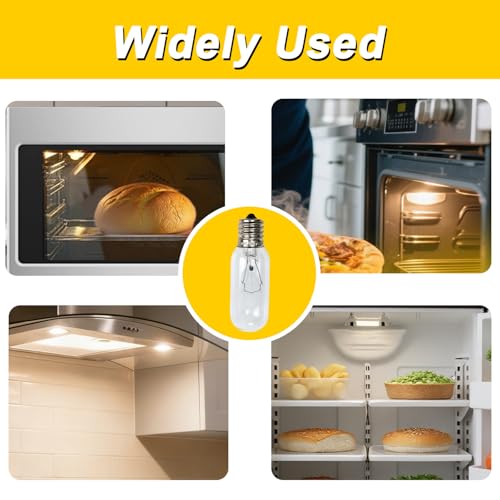 Image of 4PCS 40W Incandescent Light Bulbs Compatible with Samsung Microwaves Replace#: 4713-001013 DE07-90015A 54001046 14218667 AP4051343 2029140