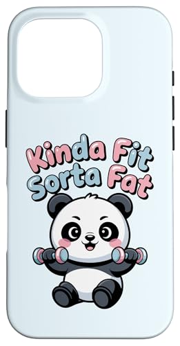 Kinda Fit Sorta Fat Funny Panda W tBbglX EGCgteBO X}zP[X iPhone 16 Pro p