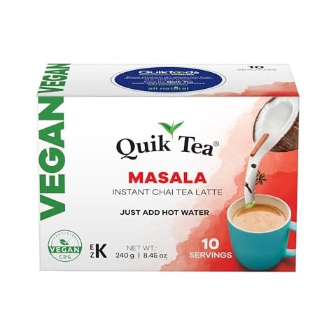 QuikTea Vegan Masala Instant Chai Tea Latte Cover