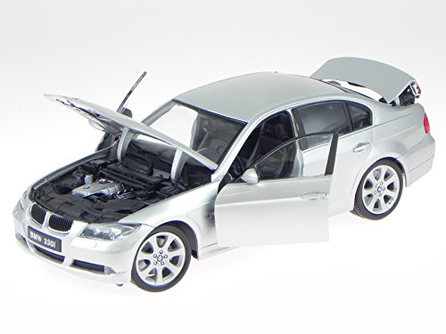 Preisvergleich Produktbild BMW e90 3er Reihe 330i silber Modellauto 12561 Welly 1:18
