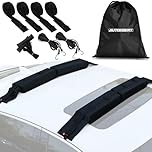 AUTOXBERT Soft Roof Rack Pad Universal 118cm Car Roof Rack Pad 165LBS Load Capacity Luggage Carrier for Kayak Surfboard SUP Canoe Snowboard Paddle Board