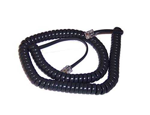 Cisco Handset Gray Curly Cord 12 Ft Uncoiled / 2 ft Coiled (5 PACK)