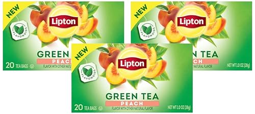 Bags, Peach | 20 Tea Bags | Pack Of 3 | With Caffeine | With