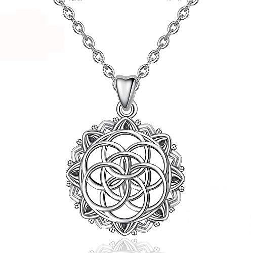 Collier graine de vie en argent parfait pour sublimer vos tenues d'été