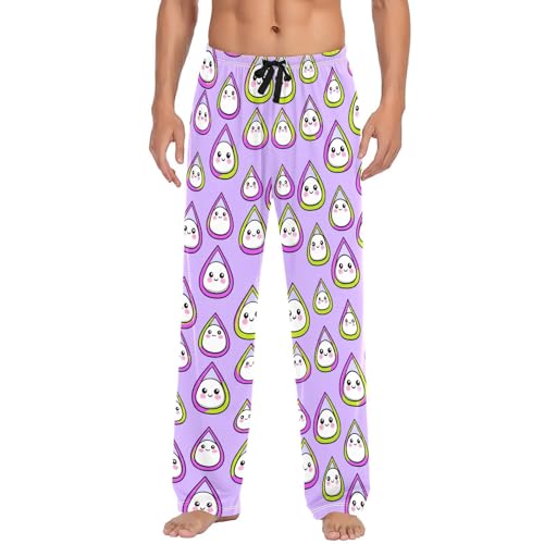 Little Spirits Men's Cotton Pajama Pants with Pockets and Drawstring Comfortable and Stylish,S2