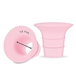 Maymom 14 mm Flange Insert Pink Compatible with Elvie Single/Double Electric, Elvie Stride Cup (24mm), Compatible with Medela PersonalFit Flex Shield, Not Original Elvie Replacement Parts