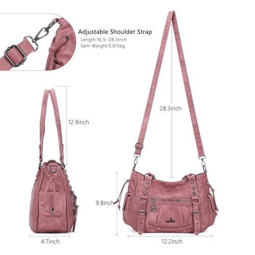 Bolso de hombro Angel Kiss para mujer multi bolsillo retro hobo miniatura 4