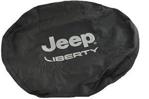 Mopar Black Denim Spare Tire Cover for Jeep Liberty with P235 Model Tires