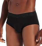 2(X)IST Men's Pima Cotton Contour Pouch Brief, Black, Large