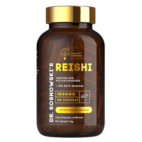 Dr. Sosnowski's Reishi Mushroom Capsules 1000mg, 120 Capsules