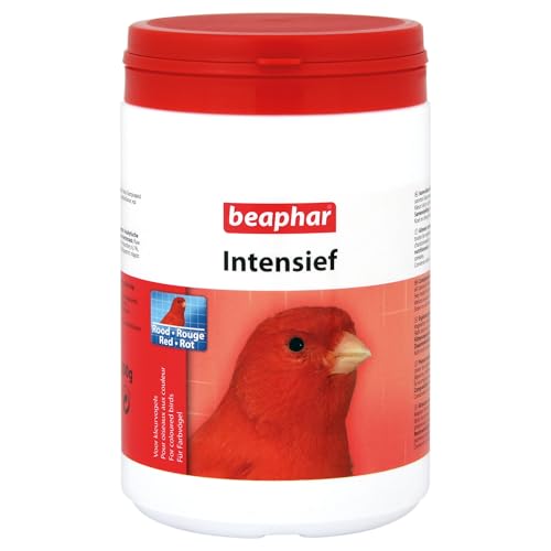 BEAPHAR - Intensiv Rot - Futterergänzung Für Rote Vögel - Intensiviert Die Rotfärbung Aller Farbigen Vogelarten - 500 g
