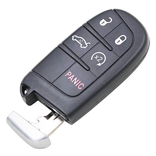 Keyless Entry Remote Car Key Fob Replacement 5 Button M3N-40821302 Compatible for 2011-2018 Dodge Charger 2015-2018 Dodge Challenger