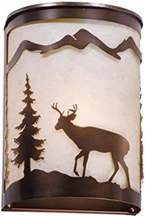 Vaxcel International Burnished Bronze Bryce 1 Light Wall Washer