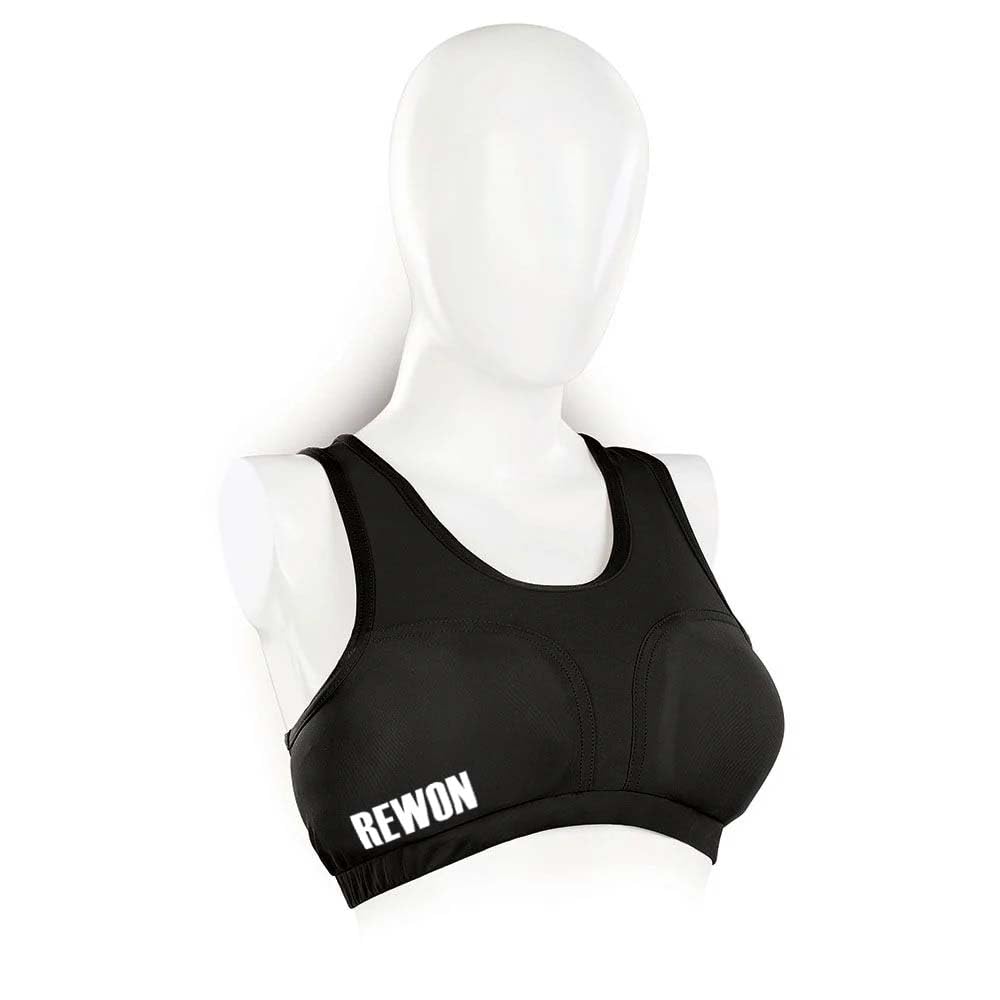 REWON Brustschutz Kampfsport Damen Soft Schalen fur Kickboxen Karate Taekwondo Kwon Boxen Muay Thai MMA - Damen-Sport-BH zum Schutz