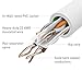 Cable Matters UL Listed in-Wall Rated (cm) Bare Copper Cat 6, Cat6 Bulk Cable (Cat6 Ethernet Cable 1000 Feet) in White