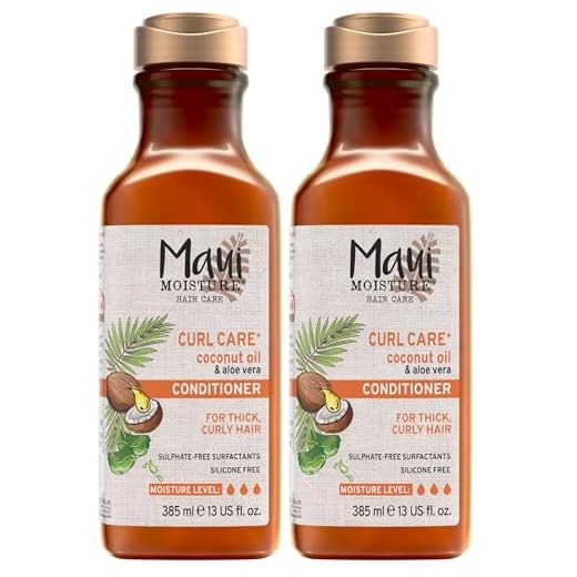 Maui Moisture Curl Care Coconut Oil & Aloe vera Conditioner (385 ml), intensive & reichhaltige Haarspülung, Haarpflege Locken Spülung mit Kokosöl für dickes, lockiges & geschädigtes Haar