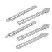New Lon0167 10mm Tip Featured 73mm Long Alloy reliable efficacy Round drill hole Triangle Head Tile Drill Bits 5pcs(id:647 8b b0 4fb)