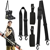 VAIAV Ski Tragegurt und Stöcke Tragegurt, Verstellbarer Skiband, Ski Strap, Skibänder, Skigurt zum Tragen von Skiern und Stöcken, Frauen und Kinder